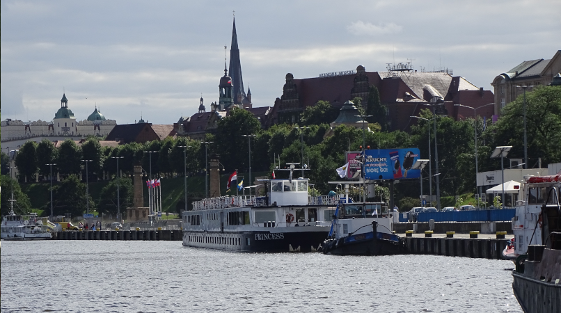 Stettiner Hafenrundfahrt - Blick auf die Stadt
